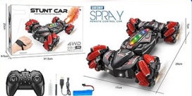 Радиоуправляема Кола за Трикове и Дрифтове с Пръскаща Функция, Светлина и Звук със Зарядна USB Батерия 32×20×10 см